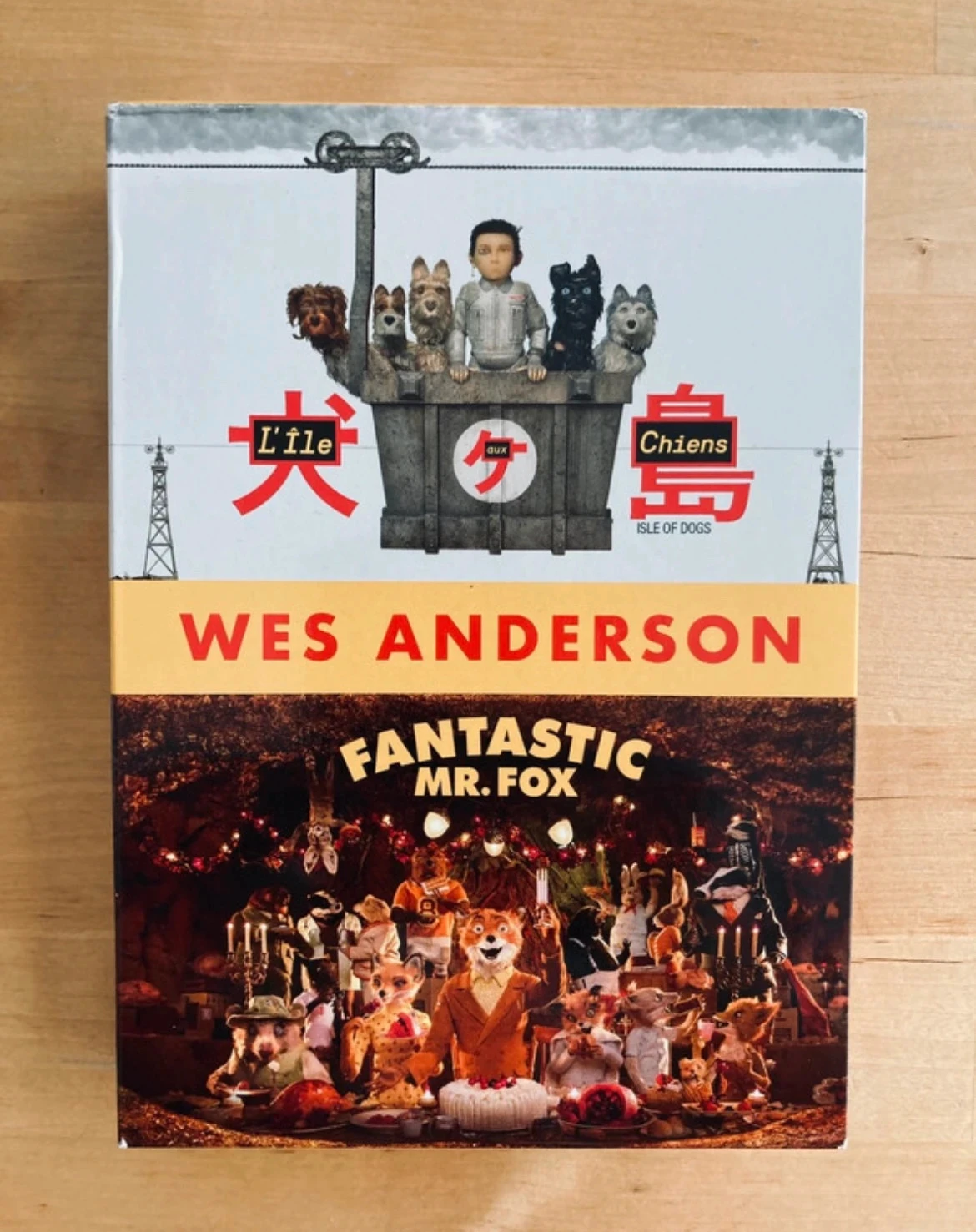 Coffret 2 DVD Wes Anderson: Fantastic Mr Fox et L’île aux chiens.